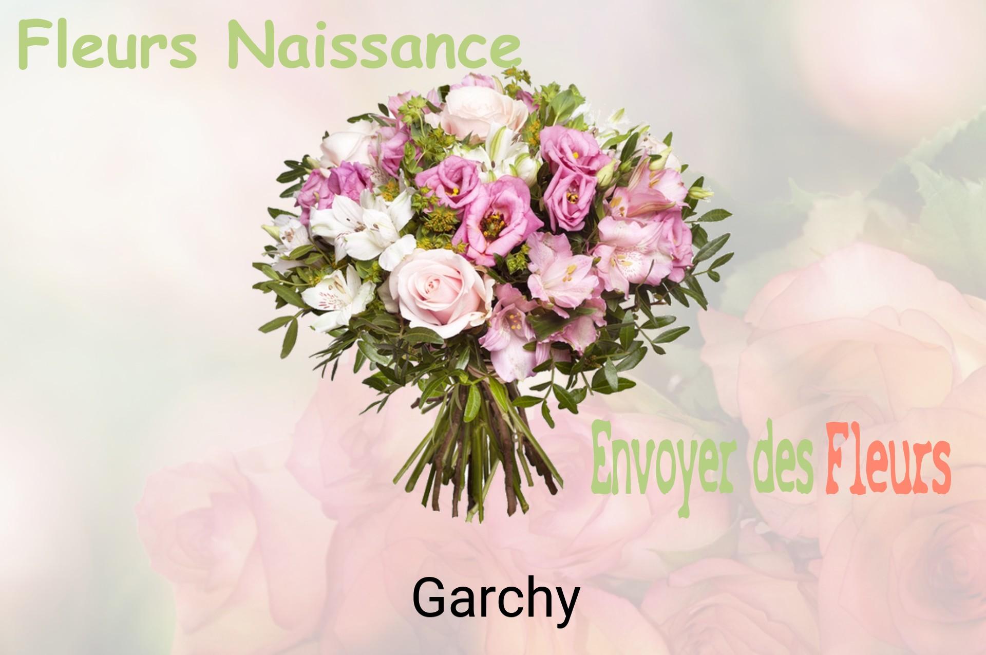 Bouquet de fleurs de naissance livré à Garchy